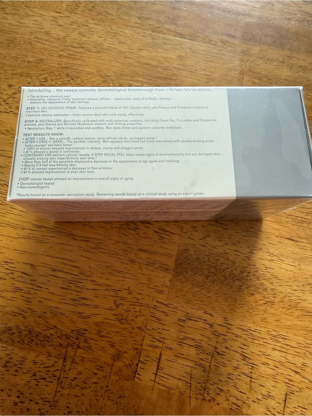 Avon Anew Clinical 2-Step Facial Peel 30 Applications Chemical Peel Sealed 2004